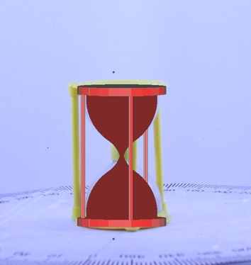 hourglass superimposed my